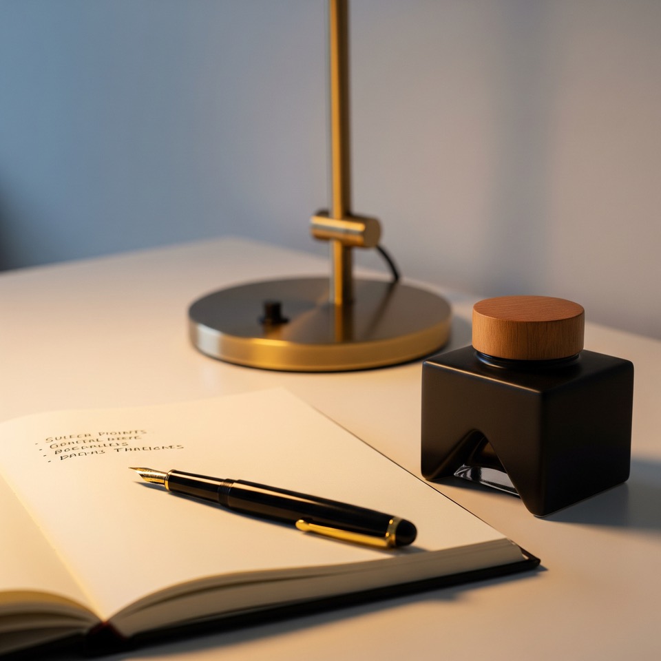 Visualisierung von Storytelling in der PR: Ein roter Faden verbindet verschiedene Informationselemente zu einer fesselnden Geschichte.